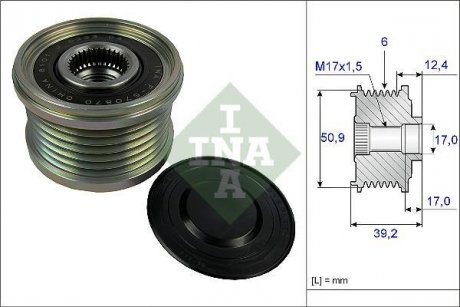 Шків генератора INA 535 0247 10