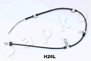 Трос стояночного тормоза Hyundai Getz 1.4 (05-10),Hyundai Getz 1.5 (05-09) JAPKO 131H26L (фото 1)