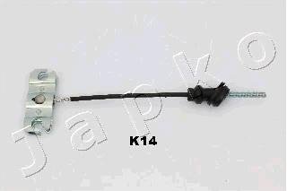 Трос стояночного тормоза Kia Sephia 1.5 (96-97),Kia Sephia 1.5 (96-97),Kia Sephia 1.6 (93-97) JAPKO 131K14 (фото 1)