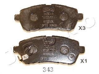 Колодки тормозные дисковые Mazda 2 1.3 (07-15),Mazda 2 1.3 (10-15),Mazda 2 1.4 (08-15) JAPKO 50343