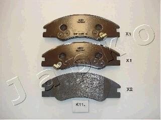 Колодки тормозные дисковые Kia Cerato 1.5 (05-),Kia Cerato 1.6 (04-),Kia Cerato 1.6 (05-) JAPKO 50K11 (фото 1)