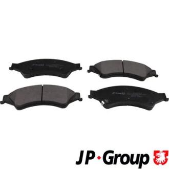 Колодки гальмівні дискові, к-кт JP GROUP 1563607610