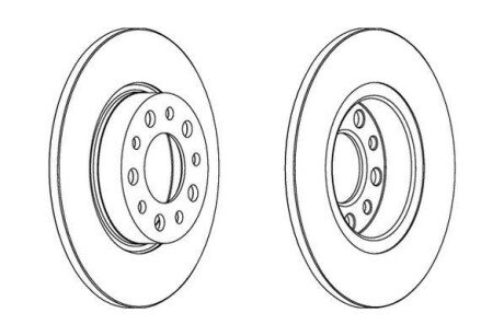 Диск гальмівний Jurid 562501JC