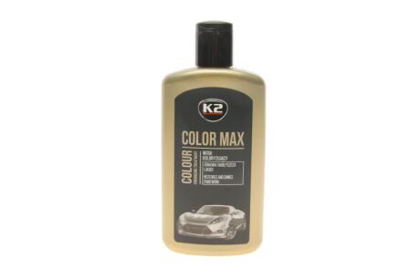 Поліроль восковий для кузова відтіняючий чорний/ COLOR MAX BLACK 250ML K2 K020CAN (фото 1)