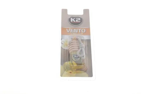 Ароматизатор автомобільний повітря ваніль блістер VINCI VENTO VANILLA 8ML K2 V457