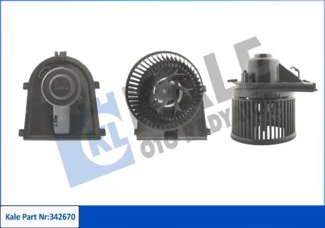 Електровентилятор обігрівача Audi A3 (97-)/Seat Leon (99-)/Skoda Octavia (97-)/VW Bora (99-), Golf (98-) Kale oto radyator 342670