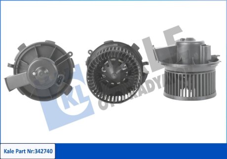 Електровентилятор обігрівача Peugeot 206 (00-) A/C+ Kale oto radyator 342740