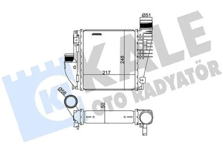 Інтеркулер Citroen C4 Grand Picasso II, C4 Picasso II KALE OTO RADYATOR Kale oto radyator 342815