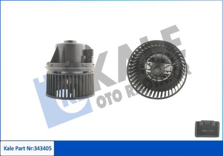 Електровентилятор обігрівача Ford Focus (05-), C-Max (07-), Kuga (08-), Mondeo (07-) Kale oto radyator 343405