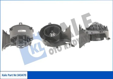 Електровентилятор обігрівача Opel Vectra C (02-) Kale oto radyator 343470