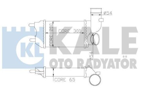 Інтеркулер Citroen Jumper, Fiat Ducato, Peugeot Boxer Kale oto radyator 343500