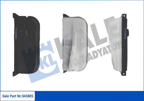 Бачок розширювальний Hyundai Tucson (04-)/KIA Sportage (04-) 2.0i, 2.7i Kale oto radyator 343805
