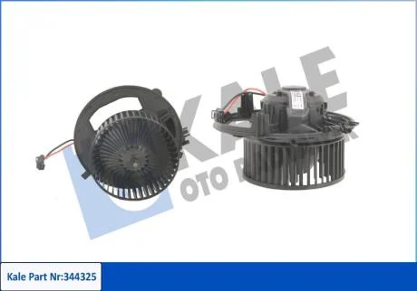 Електровентилятор обігрівача Audi A3 (12-), Q3 (19-)/Seat Leon (13-)/Skoda Octavia (13-)/VW Caddy (21-), Golf (13-) Kale oto radyator 344325