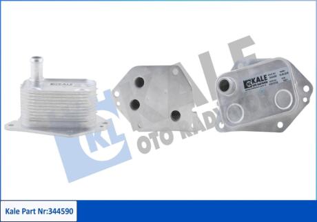 Радіатор масляний Hyundai Accent III, I20, I30, I30 Cw, I40, I40 Cw Kale oto radyator 344590