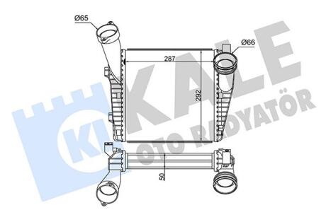 Автозапчастина Kale oto radyator 344740