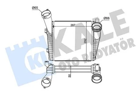 Интеркулер VW Touareg, Porsche Cayenne  KALE OTO RADYATOR Kale oto radyator 344740