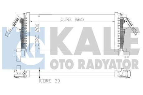 Интеркулер Chevrolet Cruze - Opel Astra J, Astra J Gtc, Cascada -Vauxhall Astra Mk Vi Kale oto radyator 344800