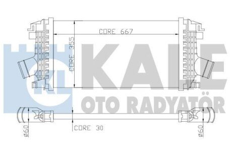 Інтеркулер Chevrolet Cruze, Orlando, Opel Astra J, Astra J Gtc Kale oto radyator 344900