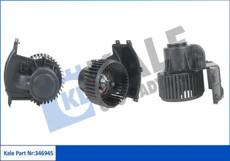 Електровентилятор отопителя VW Transporter T5, T6 (03-) з кондиціонером Kale oto radyator 346945