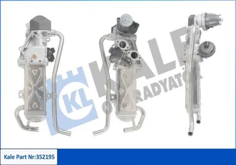 Радіатор EGR  KALE OTO RADYATOR Kale oto radyator 352195