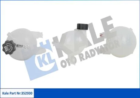 Бачок розширювальний Citroen C-Elysee (12-)/Peugeot 301 (12-)  KALE OTO RADYATOR Kale oto radyator 352930