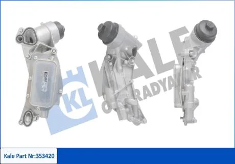 Радіатор масляний Opel Astra H, J (04-), Zafira B (08-) 1.6i, 1.8i  KALE OTO RADYATOR Kale oto radyator 353420