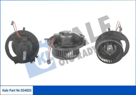 Електровентилятор обігрівача Audi Q3 (19-)/Skoda Octavia (13-), Kodiaq (16-)/VW Golf (13-), Tiguan (16-)  KALE OTO RADYATOR Kale oto radyator 354825