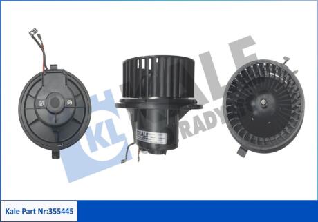 Электровентилятор отопителя VW Golf Kale oto radyator 355445