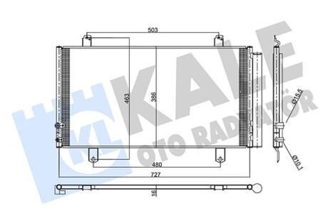 Автозапчастина Kale oto radyator 357370