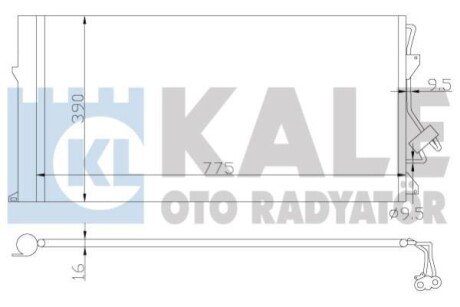 Радіатор кондиціонера Audi Q7 - Porsche Cayenne - Volkswagen Touareg Condenser Kale oto radyator 382100