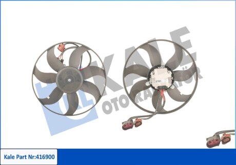 Вентилятор охолодження радіатора AudI A3 (06-)/Skoda Octavia (04-), Superb (08-)/VW Passat CC (11-), Golf (04-) Kale oto radyator 416900