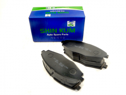 Колодка тормозная передняя Ланос 1.5, Сенс (SHIN KUM) KASHIYAMA 96316582 (фото 1)