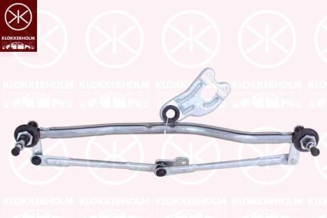 Трапеція склоочисника передня, комплект KLOKKERHOLM 00933280