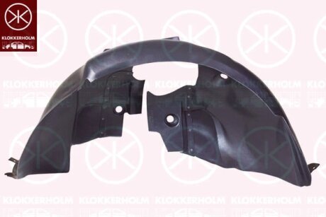 Підкрилок ніша колеса, пластик, лівий передній KLOKKERHOLM 3542387