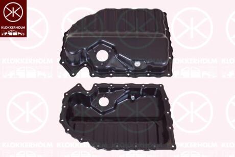 Піддон оливний, сталь KLOKKERHOLM 9524476