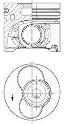 Поршень (KS) KOLBENSCHMIDT 41092600