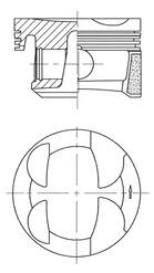 Автозапчастина KOLBENSCHMIDT 41705600