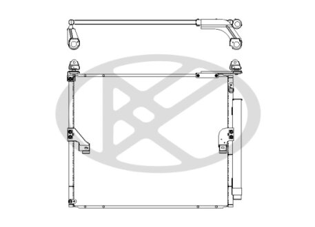 Радіатор кондиціонера в зборі KOYORAD CD010472M