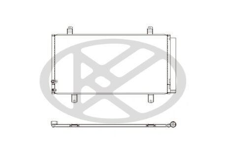 Радіатор кондиціонера в зборі KOYORAD CD010605M