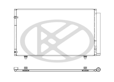 Радіатор кондиціонера в зборі KOYORAD CD010888M