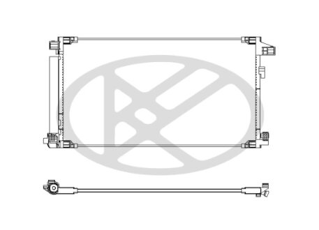 Радіатор кондиціонера в зборі KOYORAD CD011039