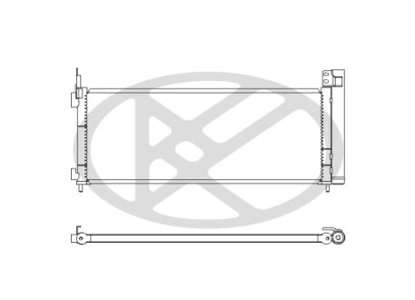 Радіатор кондиціонера в зборі KOYORAD CD011134