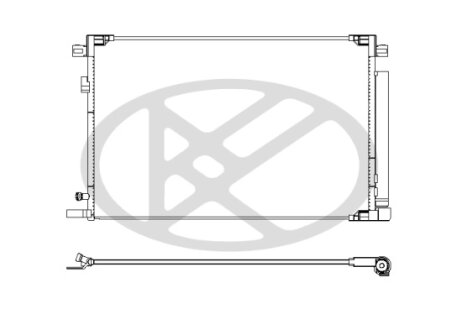 Радіатор кондиціонера в зборі KOYORAD CD011150