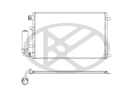 Радіатор кондиціонера в зборі KOYORAD CD020434