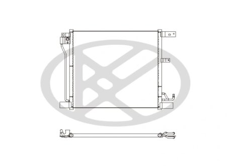 Радіатор кондиціонера в зборі KOYORAD CD020616