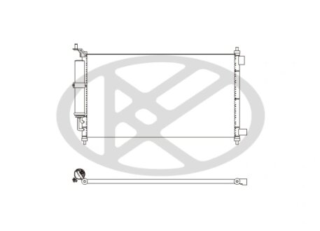 Радіатор кондиціонера в зборі KOYORAD CD020656
