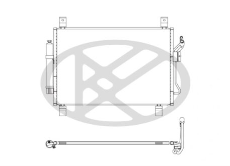 Радіатор кондиціонера в зборі KOYORAD CD020668