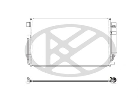 Радіатор кондиціонера в зборі KOYORAD CD020696