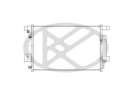 Радіатор кондиціонера в зборі KOYORAD CD030418