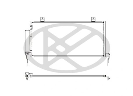 Радіатор кондиціонера в зборі KOYORAD CD030528